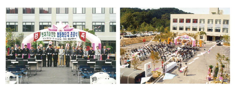 新工厂竣工（大德研究园区内）